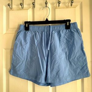 Columbia Sky Blue Elastic Shorts